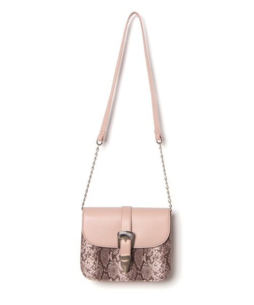 WEGO（ウィゴー）の「WEGO/ウエスタンバックルショルダーバッグ（ショルダーバッグ・レディース・ブラック/その他1・FREE）」の6枚目の写真