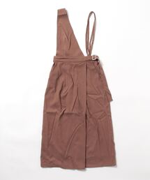 フェイクスウェード2WAYジャンパースカート