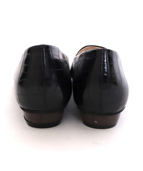 archives（アルシーヴ）の「クロコ調スクエアパンプス（パンプス・レディース・ブラック/ベージュ/ブラウン・MEDIUM/LARGE）」の11枚目の写真