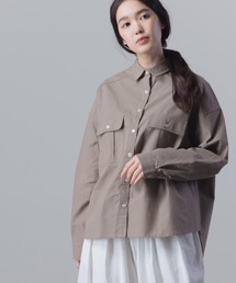 OMNES | 製品洗い 綿麻 CPOシャツジャケット(その他アウター)