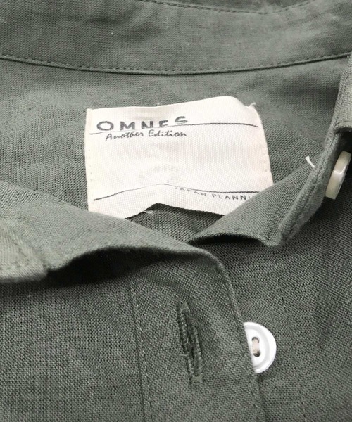 OMNES（オムネス）の「製品洗い 綿麻 CPOシャツジャケット（その他アウター・レディース・ベージュ/カーキ・FREE）」の5枚目の写真