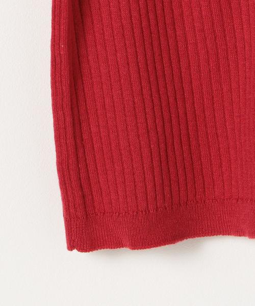 coen（コーエン）の「【WEB限定カラー】リブ編みVネックカーディガン（カーディガン/ボレロ・レディース・オフホワイト/シャーベット/ライトブルー/レッド/ブラック・FREE）」の21枚目の写真