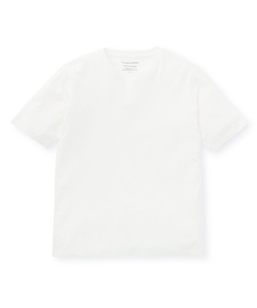 DRESSTERIOR（ドレステリア）の「【STORY 5月号掲載】天竺オーガニックコットン（綿）Tシャツ（Tシャツ/カットソー・メンズ・ホワイト/ブラック・90/92/91）」の3枚目の写真