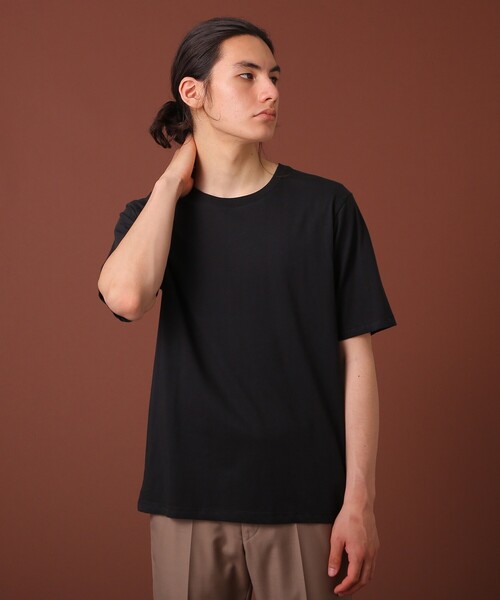 DRESSTERIOR（ドレステリア）の「【STORY 5月号掲載】天竺オーガニックコットン（綿）Tシャツ（Tシャツ/カットソー・メンズ・ホワイト/ブラック・90/92/91）」の20枚目の写真