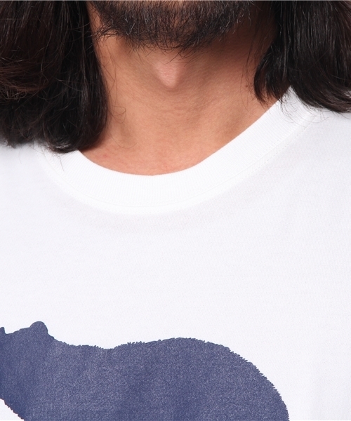 WEGO（ウィゴー）の「WEGO/アニマルモチーフスウェット（スウェット・メンズ・ホワイト/ネイビー・LARGE/MEDIUM）」の7枚目の写真