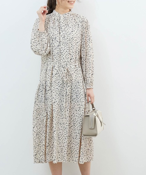セール メモリーサテンプリントワンピース ワンピース Rope Picnic ロペピクニック のファッション通販 Zozotown
