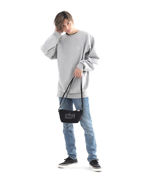 Manhattan Portage（マンハッタンポーテージ）の「Zuccotti Clutch Canvas Lite（ショルダーバッグ・メンズ・ブラック/ナチュラル・X-SMALL）」の7枚目の写真