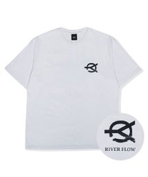 OY | 『OY/オーワイ』RIVER FLOW LOGO T/背中BIGロゴ半袖Tシャツ/カットソー(Tシャツ/カットソー)