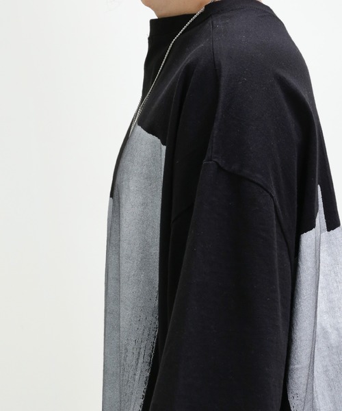 minsobi（ミンソビ）の「ハンドペインティングTシャツ（Tシャツ/カットソー・メンズ・ブラック・FREE）」の13枚目の写真