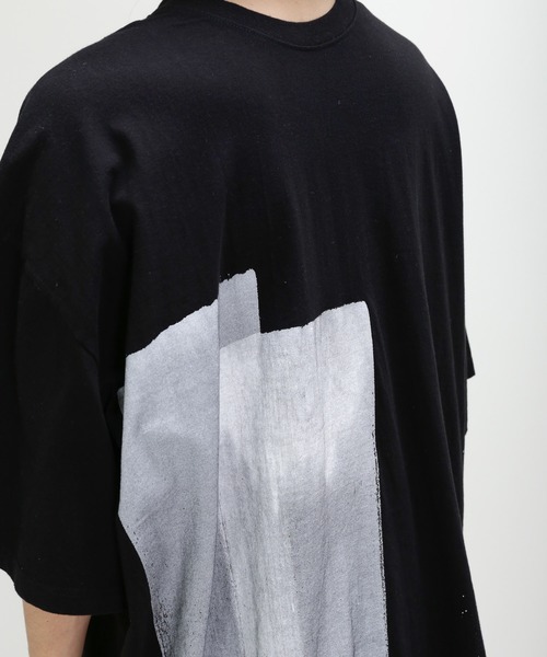 minsobi（ミンソビ）の「ハンドペインティングTシャツ（Tシャツ/カットソー・メンズ・ブラック・FREE）」の16枚目の写真