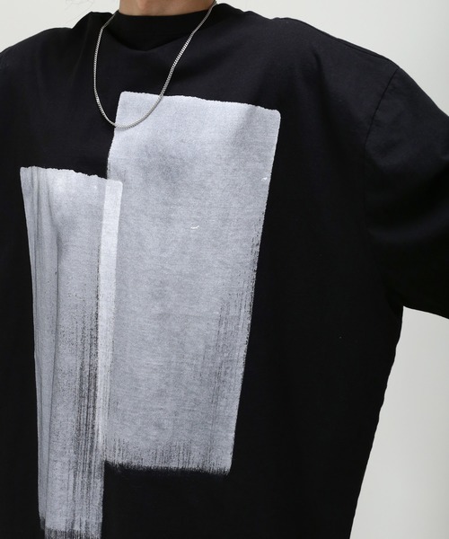 minsobi（ミンソビ）の「ハンドペインティングTシャツ（Tシャツ/カットソー・メンズ・ブラック・FREE）」の19枚目の写真