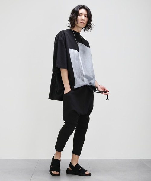 minsobi（ミンソビ）の「ハンドペインティングTシャツ（Tシャツ/カットソー・メンズ・ブラック・FREE）」の12枚目の写真