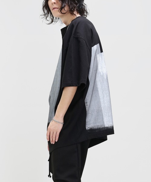minsobi（ミンソビ）の「ハンドペインティングTシャツ（Tシャツ/カットソー・メンズ・ブラック・FREE）」の18枚目の写真