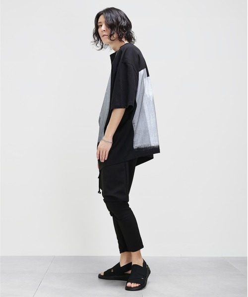 minsobi（ミンソビ）の「ハンドペインティングTシャツ（Tシャツ/カットソー・メンズ・ブラック・FREE）」の9枚目の写真