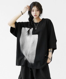 minsobi（ミンソビ）の「ハンドペインティングTシャツ（Tシャツ/カットソー）」
