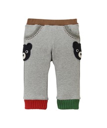 DOUBLE_B（ダブルビー）の「黒クマモチーフパンツ（その他パンツ・キッズ）」