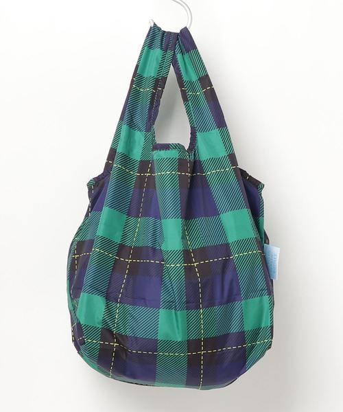 KIND BAG（カインドバッグ）の「〈KIND BAG/カインドバッグ〉プラスチック再生エコバッグ mini（エコバッグ/サブバッグ・レディース・ネイビー/ブラック×ホワイト/ブラック×グレー/グリーン/マルチ/カラフル/コーラル/グリーン×オレンジ/ブラック系その他/ライトブラウン/ブルーグリーン/ブラック/ライトブルー/パープル/ダークグリーン・ONE SIZE）」の21枚目の写真