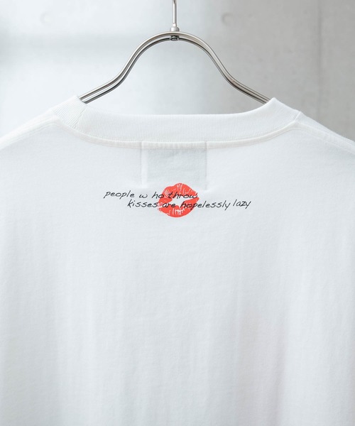 anown（アノン）の「rouge art/オーバーサイズカットソー【ファッションインフルエンサーユウ×anown 限定コラボ】（Tシャツ/カットソー・メンズ・ホワイト/ブラック・M/L）」の12枚目の写真