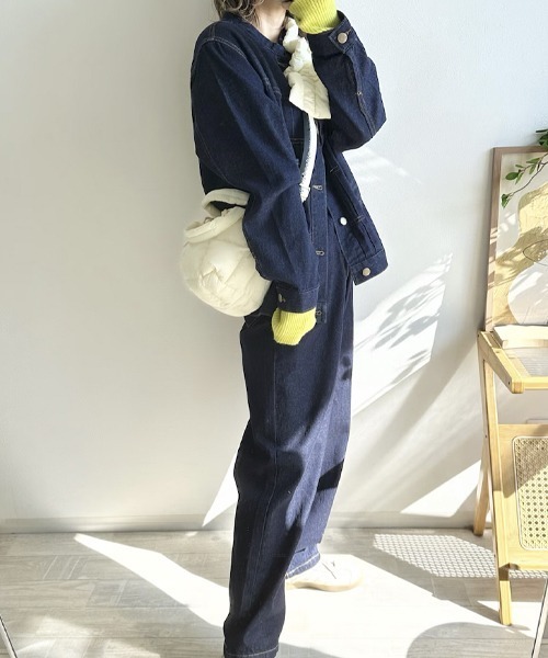 数量限定☆再入荷】LBCデニムノーカラージャケット(セットアップ