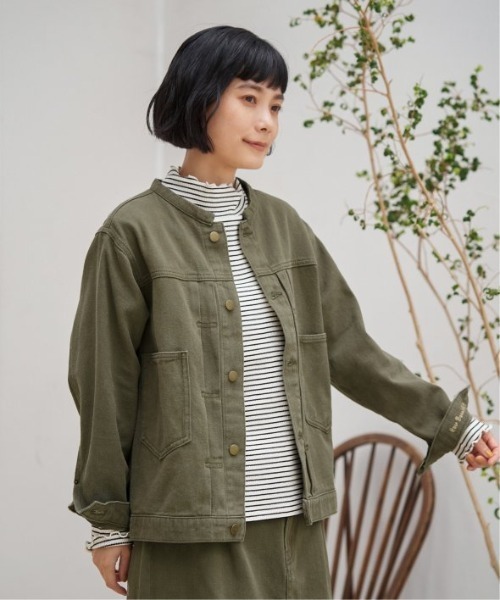 WEB限定XXLサイズ入荷】LBCデニムノーカラージャケット