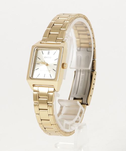 【CASIO】 ★クラシックアナログ★ レディースメタル腕時計 CASIO』クラシックメタルスクエア（アナログ腕時計）｜CASIO