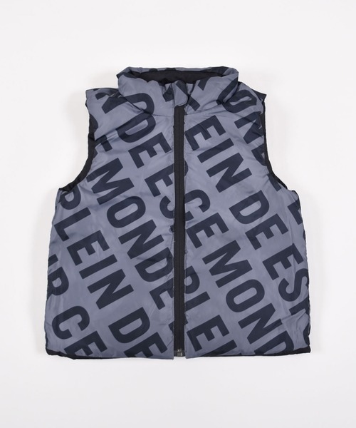 BeBe（ベベ）の「BeBe/ espoir シリコン プリント フード取り外し リバーシブル ダウン ベスト (90～150㎝)（ダウンベスト・キッズ・レッド/ブラック・90/110/140/100/120/150/130）」の9枚目の写真