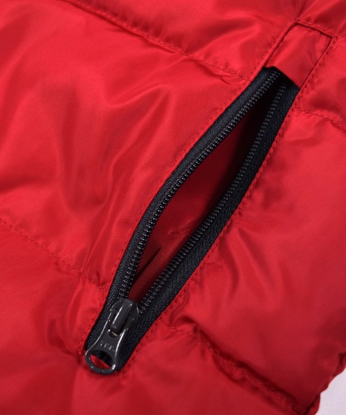 BeBe（ベベ）の「BeBe/ espoir シリコン プリント フード取り外し リバーシブル ダウン ベスト (90～150㎝)（ダウンベスト・キッズ・レッド/ブラック・90/110/140/100/120/150/130）」の12枚目の写真