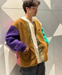 CAL O LINE | CAL O LINE/キャルオーライン　別注 CRAZY BOA FLEECE クレイジーボアフリース(ブルゾン)