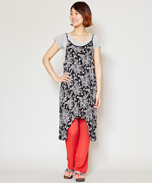 チャイハネ（チャイハネ）の「【チャイハネ】シンプル無地レーヨンパンツ（その他パンツ・レディース・オフホワイト/ブラック/ブラウン/パープル/ピンク/イエロー/グリーン・FREE）」の14枚目の写真