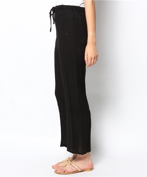 チャイハネ（チャイハネ）の「【チャイハネ】シンプル無地レーヨンパンツ（その他パンツ・レディース・オフホワイト/ブラック/ブラウン/パープル/ピンク/イエロー/グリーン・FREE）」の13枚目の写真
