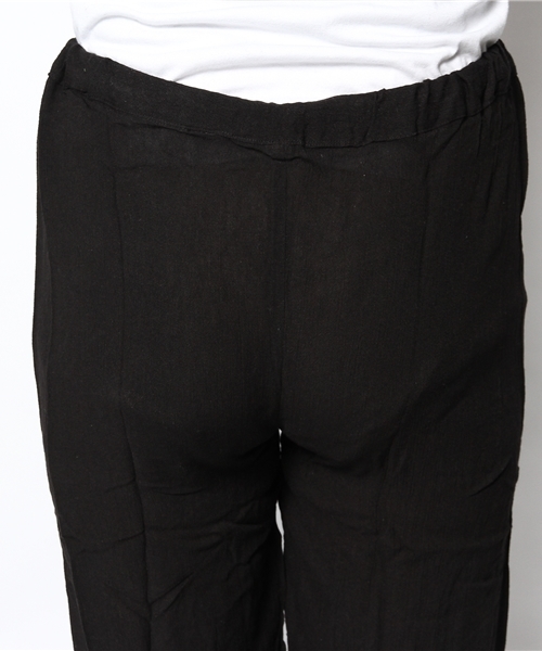 チャイハネ（チャイハネ）の「【チャイハネ】シンプル無地レーヨンパンツ（その他パンツ・レディース・オフホワイト/ブラック/ブラウン/パープル/ピンク/イエロー/グリーン・FREE）」の10枚目の写真