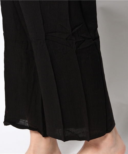 チャイハネ（チャイハネ）の「【チャイハネ】シンプル無地レーヨンパンツ（その他パンツ・レディース・オフホワイト/ブラック/ブラウン/パープル/ピンク/イエロー/グリーン・FREE）」の11枚目の写真