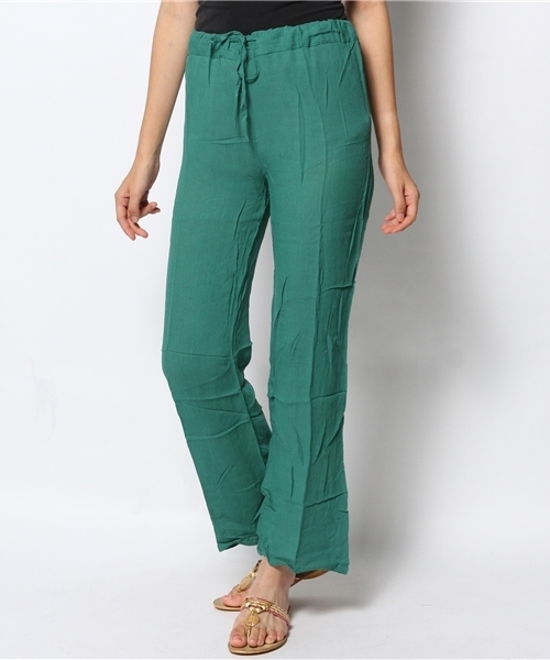 チャイハネ（チャイハネ）の「【チャイハネ】シンプル無地レーヨンパンツ（その他パンツ・レディース・オフホワイト/ブラック/ブラウン/パープル/ピンク/イエロー/グリーン・FREE）」の18枚目の写真