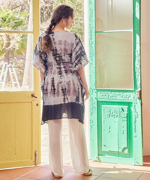 チャイハネ（チャイハネ）の「【チャイハネ】シンプル無地レーヨンパンツ（その他パンツ・レディース・オフホワイト/ブラック/ブラウン/パープル/ピンク/イエロー/グリーン・FREE）」の21枚目の写真