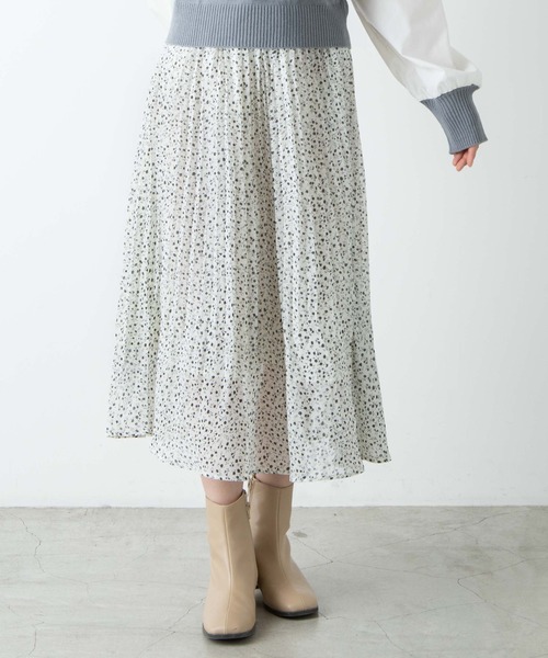 WEGO（ウィゴー）の「WEGO/プリーツロングスカート（スカート・レディース・ブラック/サックスブルー/その他1/アニマル/ドット/パープル系その他2/その他2/その他3/マルチ/その他4/その他5・FREE）」の6枚目の写真