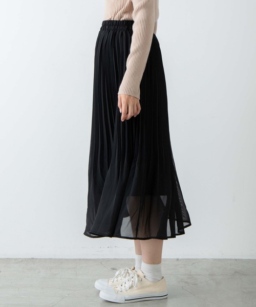 WEGO（ウィゴー）の「WEGO/プリーツロングスカート（スカート・レディース・ブラック/サックスブルー/その他1/アニマル/ドット/パープル系その他2/その他2/その他3/マルチ/その他4/その他5・FREE）」の17枚目の写真