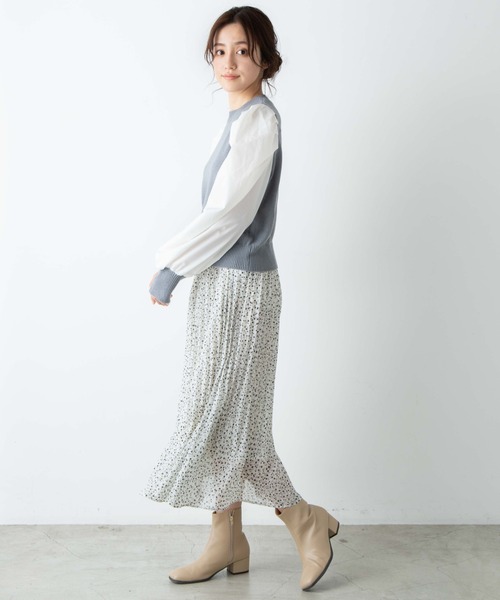 WEGO（ウィゴー）の「WEGO/プリーツロングスカート（スカート・レディース・ブラック/サックスブルー/その他1/アニマル/ドット/パープル系その他2/その他2/その他3/マルチ/その他4/その他5・FREE）」の21枚目の写真