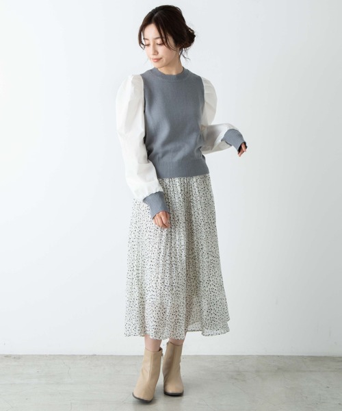 WEGO（ウィゴー）の「WEGO/プリーツロングスカート（スカート・レディース・ブラック/サックスブルー/その他1/アニマル/ドット/パープル系その他2/その他2/その他3/マルチ/その他4/その他5・FREE）」の16枚目の写真