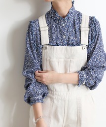 SLOBE IENA | プリムラフラワープリントピンタックブラウス【手洗い可能】◆(シャツ/ブラウス)