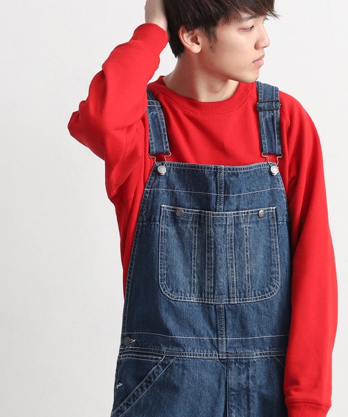 ZIP FIVE（ジップファイブ）の「【ZIP FIVE】 ヘビーウェイト 古着風 ヴィンテージ加工 スラブデニム ペインター オーバーオール パンツ（サロペット/オーバーオール・メンズ・ワンウォッシュ/インディゴブルー/ストライプ・MEDIUM/X-LARGE/LARGE/X-SMALL/SMALL）」の5枚目の写真