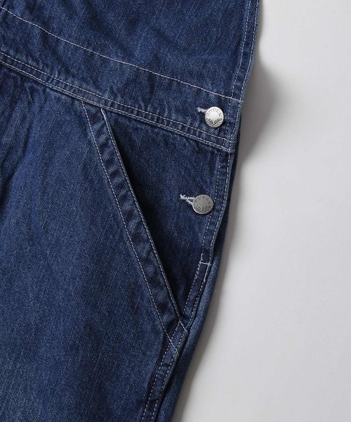 ZIP FIVE（ジップファイブ）の「【ZIP FIVE】 ヘビーウェイト 古着風 ヴィンテージ加工 スラブデニム ペインター オーバーオール パンツ（サロペット/オーバーオール・メンズ・ワンウォッシュ/インディゴブルー/ストライプ・MEDIUM/X-LARGE/LARGE/X-SMALL/SMALL）」の14枚目の写真