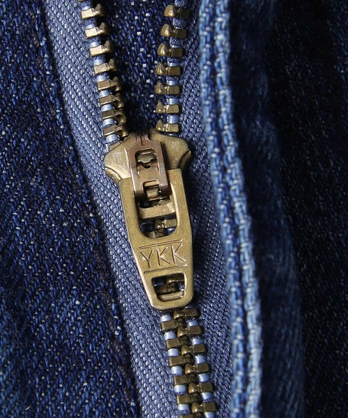 ZIP FIVE（ジップファイブ）の「【ZIP FIVE】 ヘビーウェイト 古着風 ヴィンテージ加工 スラブデニム ペインター オーバーオール パンツ（サロペット/オーバーオール・メンズ・ワンウォッシュ/インディゴブルー/ストライプ・MEDIUM/X-LARGE/LARGE/X-SMALL/SMALL）」の15枚目の写真