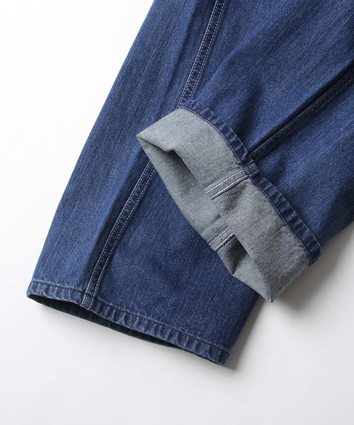 ZIP FIVE（ジップファイブ）の「【ZIP FIVE】 ヘビーウェイト 古着風 ヴィンテージ加工 スラブデニム ペインター オーバーオール パンツ（サロペット/オーバーオール・メンズ・ワンウォッシュ/インディゴブルー/ストライプ・MEDIUM/X-LARGE/LARGE/X-SMALL/SMALL）」の16枚目の写真