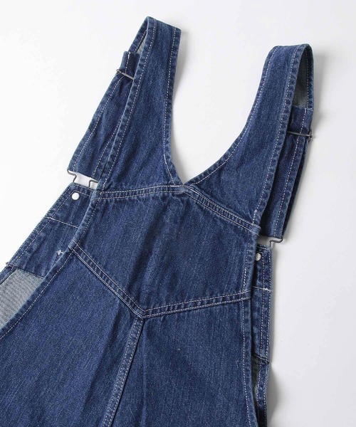 ZIP FIVE（ジップファイブ）の「【ZIP FIVE】 ヘビーウェイト 古着風 ヴィンテージ加工 スラブデニム ペインター オーバーオール パンツ（サロペット/オーバーオール・メンズ・ワンウォッシュ/インディゴブルー/ストライプ・MEDIUM/X-LARGE/LARGE/X-SMALL/SMALL）」の17枚目の写真