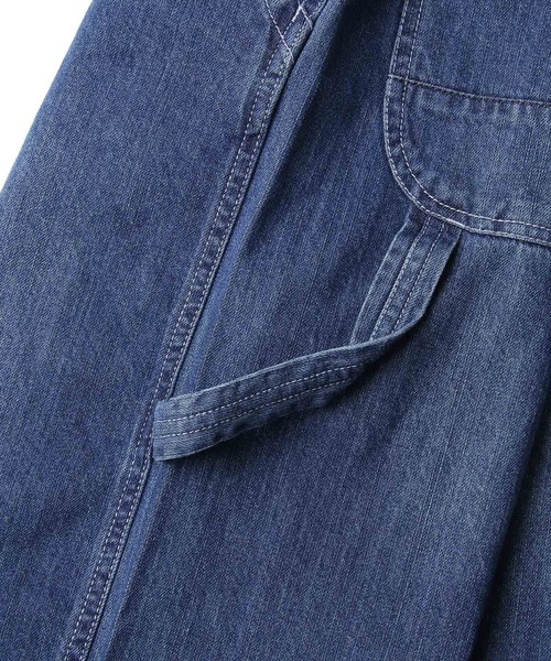 ZIP FIVE（ジップファイブ）の「【ZIP FIVE】 ヘビーウェイト 古着風 ヴィンテージ加工 スラブデニム ペインター オーバーオール パンツ（サロペット/オーバーオール・メンズ・ワンウォッシュ/インディゴブルー/ストライプ・MEDIUM/X-LARGE/LARGE/X-SMALL/SMALL）」の18枚目の写真