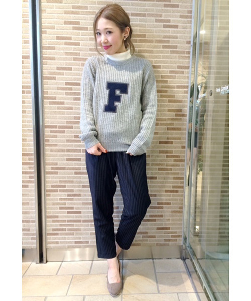 Chico(チコ)の「ストライプイージーPT(その他パンツ・レディース・グレー/ネイビー/ダークブルー・FREE)」の14枚目の写真
