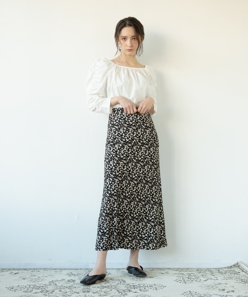flowriri（フロウリリ）の「flowriri フラワーバイアススカート  