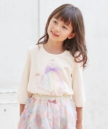 ANY（エニィ）の「プリンセスモチーフ 七分袖 Tシャツ（Tシャツ/カットソー・キッズ）」