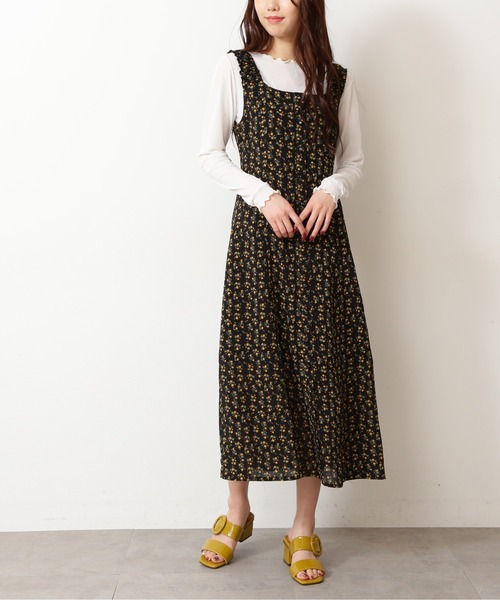 FREE'S MART（フリーズマート）の「◇バッグレースアップ花柄