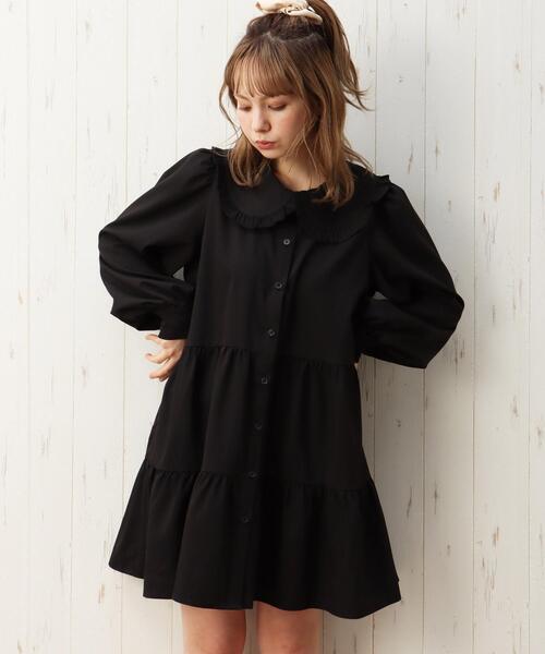 セール フリルビックカラーミニ ワンピース ワンピース Ingni イング のファッション通販 Zozotown